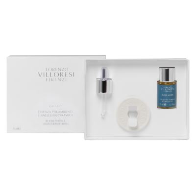 VILLORESI Aura Maris Essenza Ambiente 15 ml + Anello In Ceramica